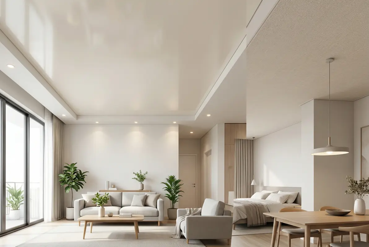 Сатиновые и тканевые натяжные потолки